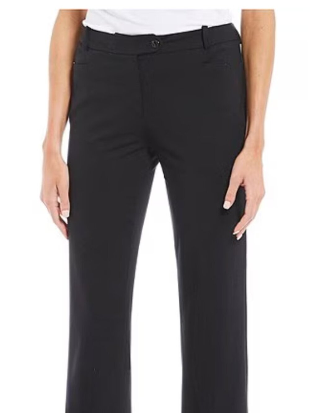 Calvin Klein Mid Rise Modern Fit Straight Leg Pants